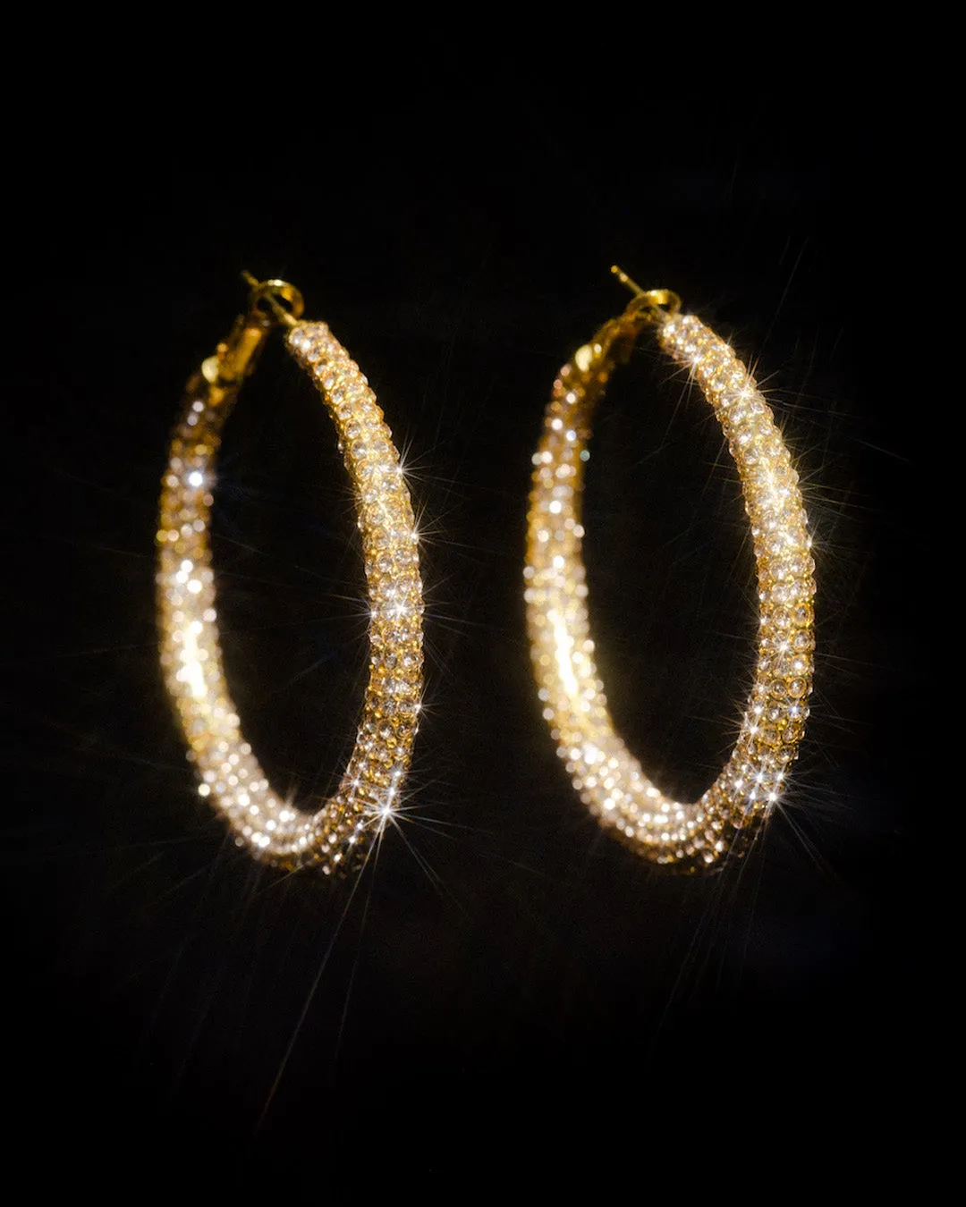 The Gisele hoops - champagne