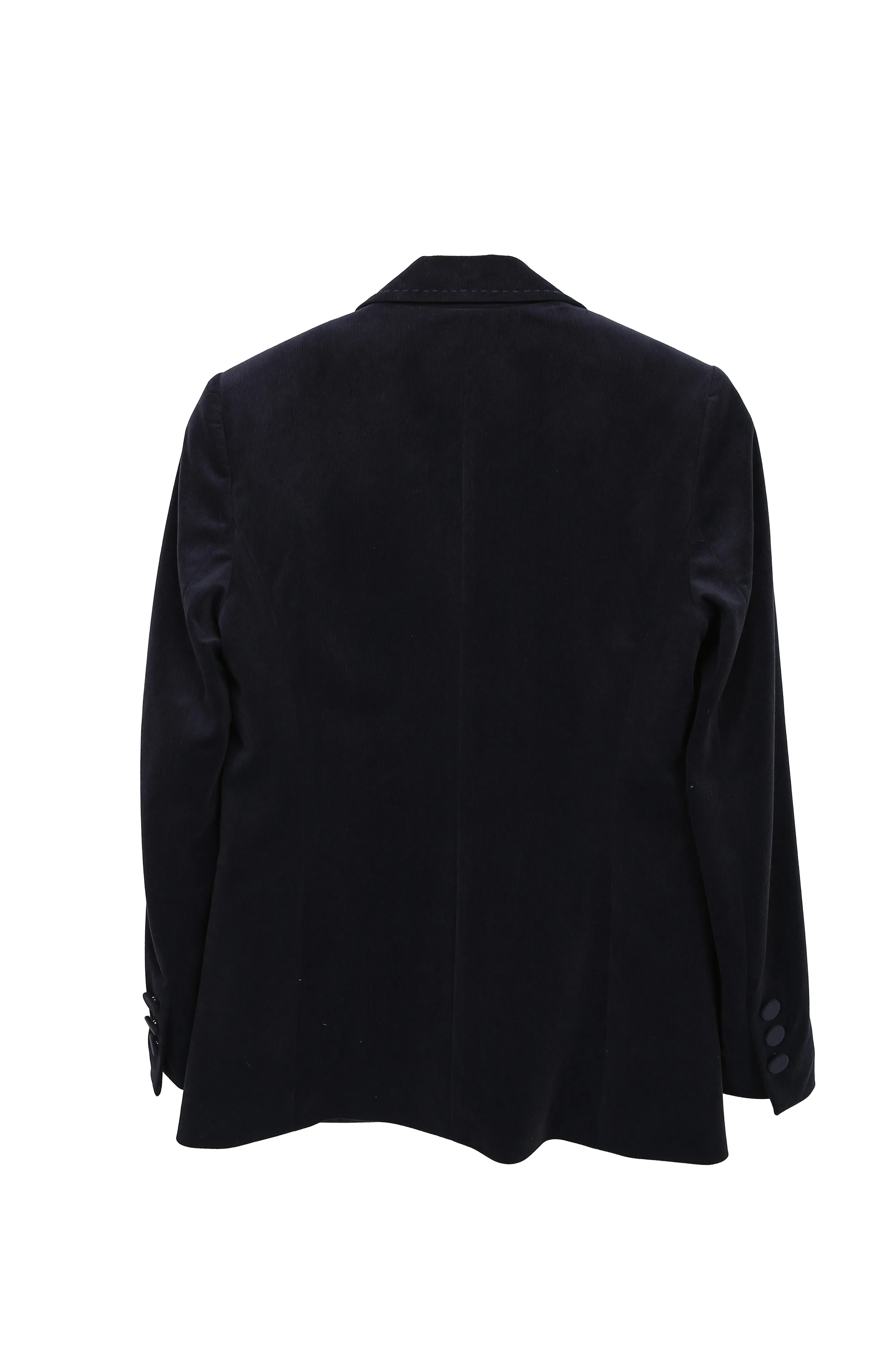 TheKorner Navy Corduroy Velvet Blazer
