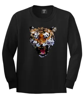 Tiger Cat Artwork Long Sleeve T-Shirt