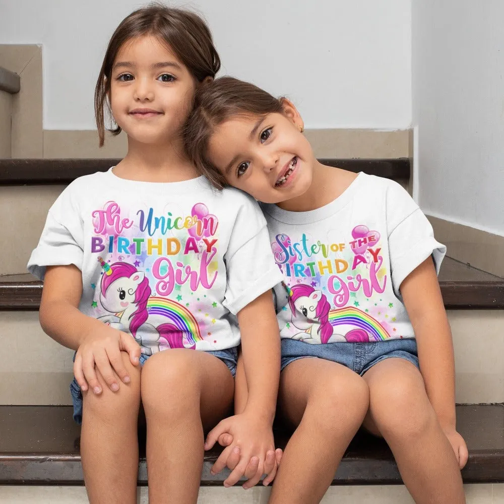 Unicorn Birthday Party Shirts,  birthday shirts for family