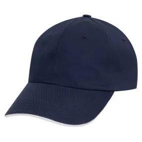 Unstructured Cap w/Sandwich Visor