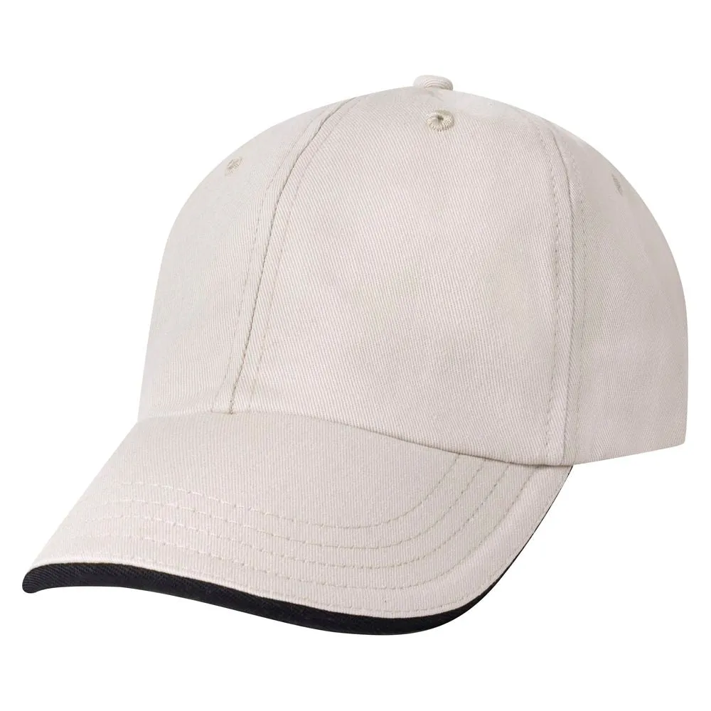 Unstructured Cap w/Sandwich Visor