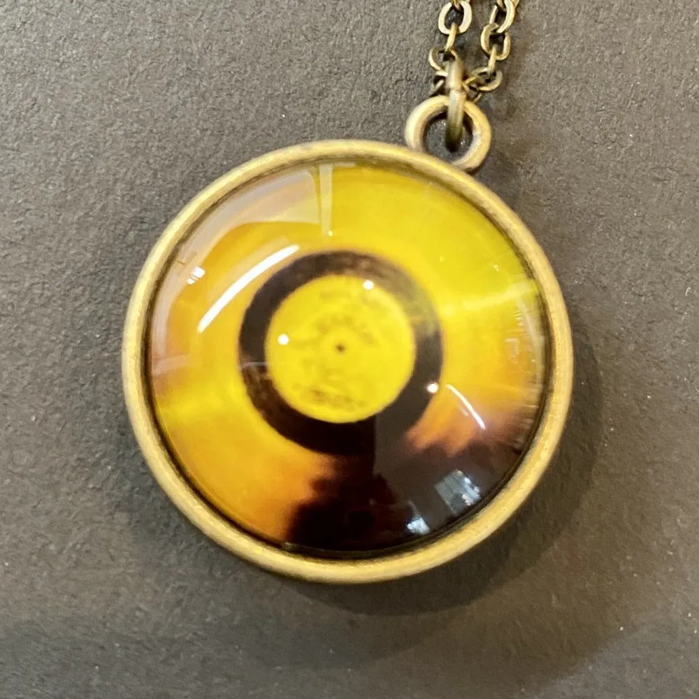 Voyager Golden Record Double-Sided Necklace