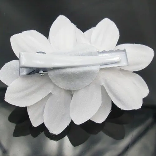 White Orchid Bridal Hair Clip
