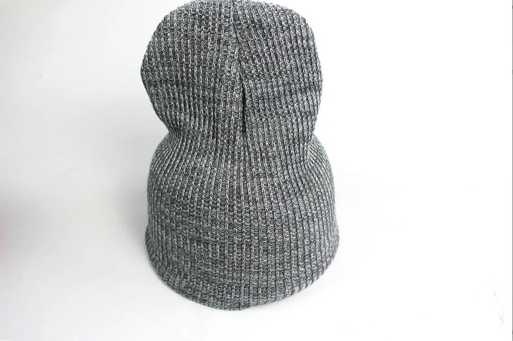 Women Men's Casual Beanies Warm Stripes Knitted Femme Autumn Winter Unisex Caps